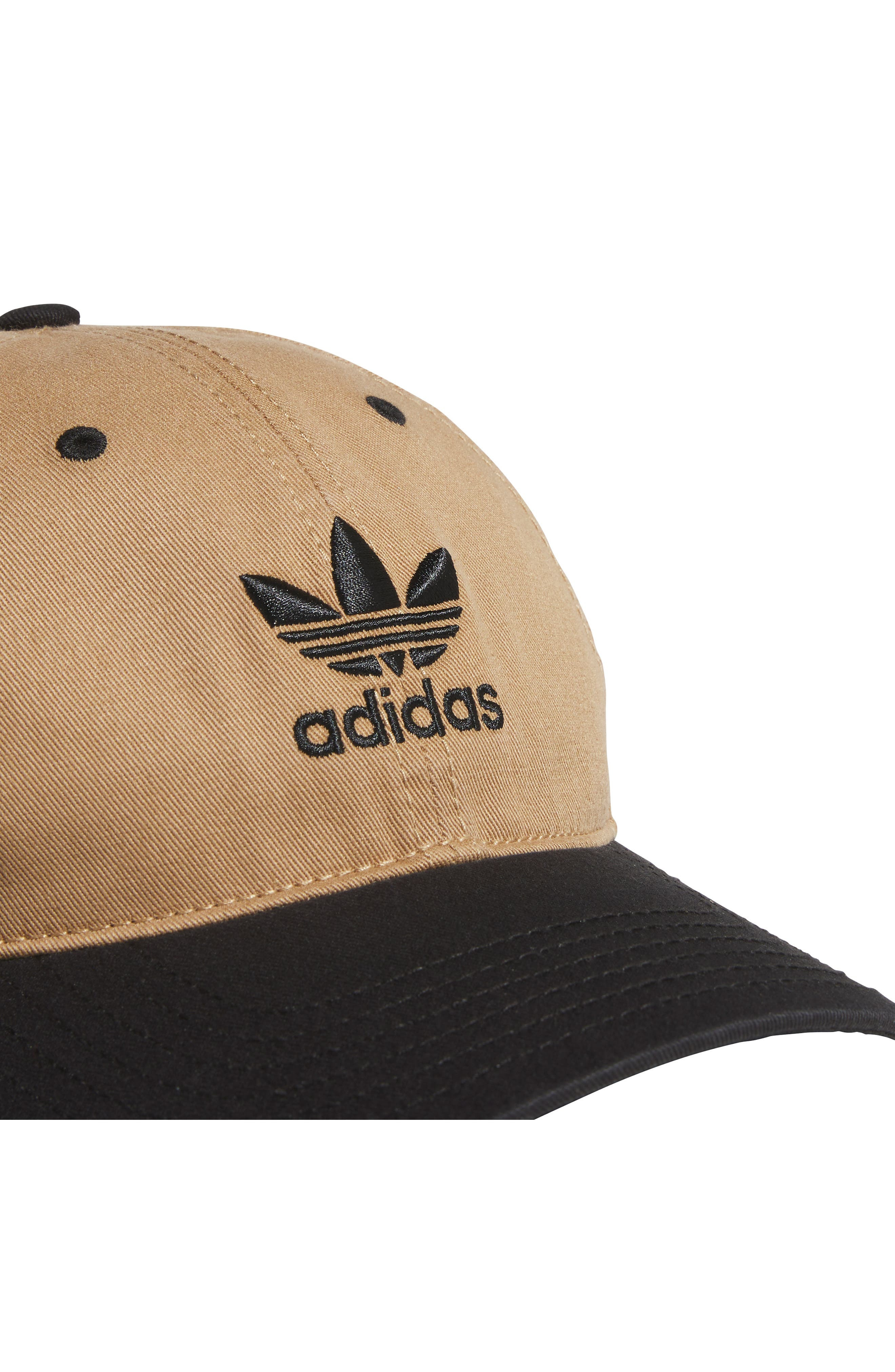 adidas Trefoil Embroidered Baseball Cap in Light Brown at Nordstrom - 4