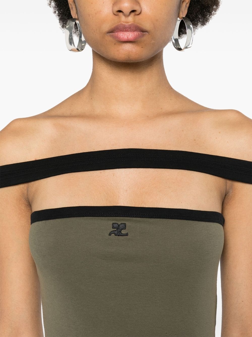 Contrast Hyperbole dress - 5