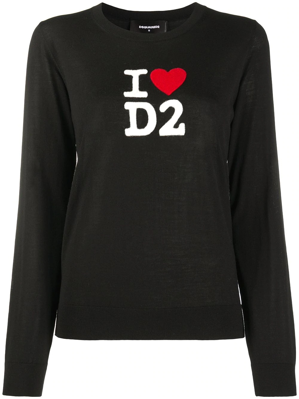 I Love D2 wool jumper - 1