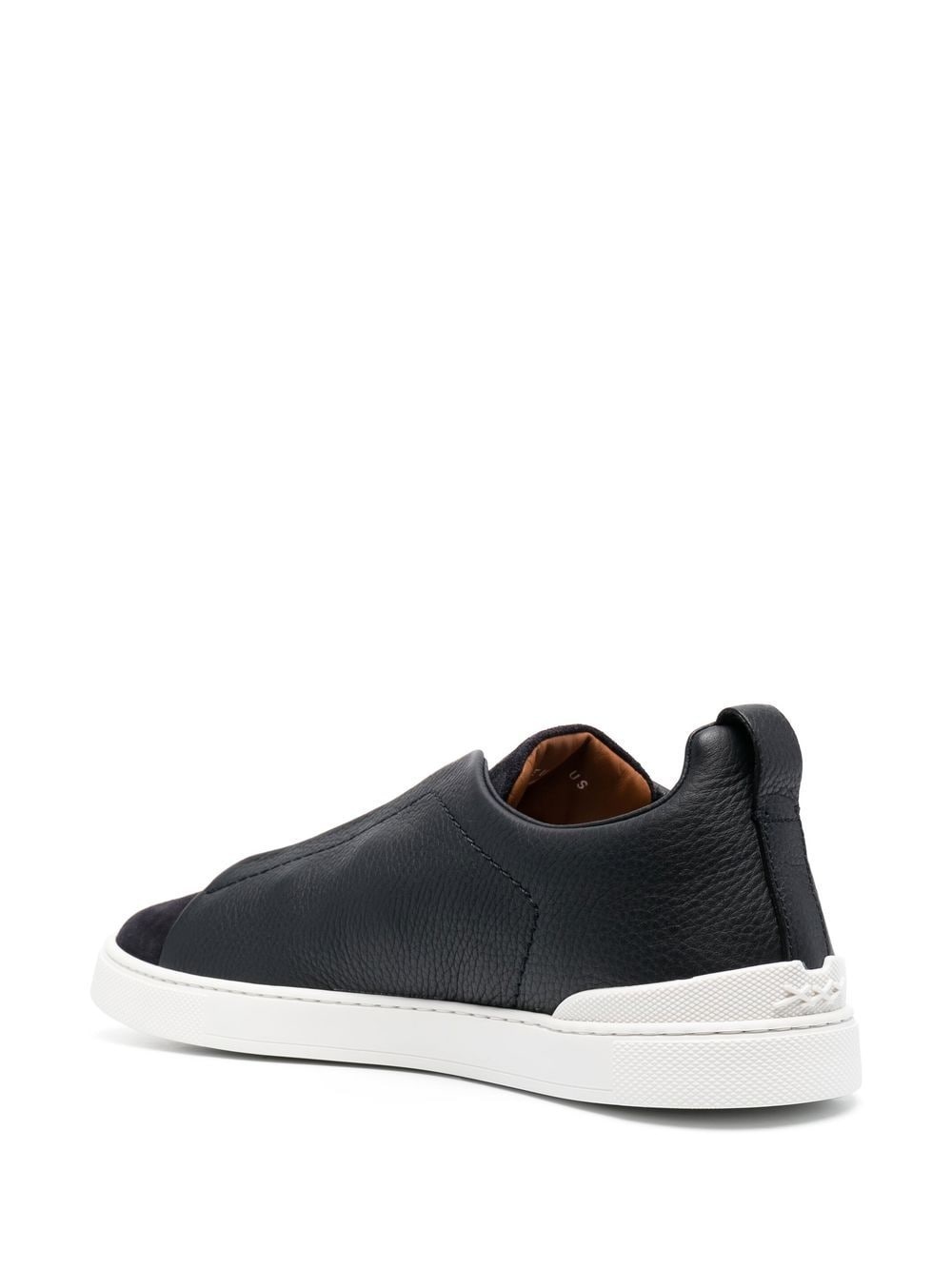 slip-on suede sneakers - 3