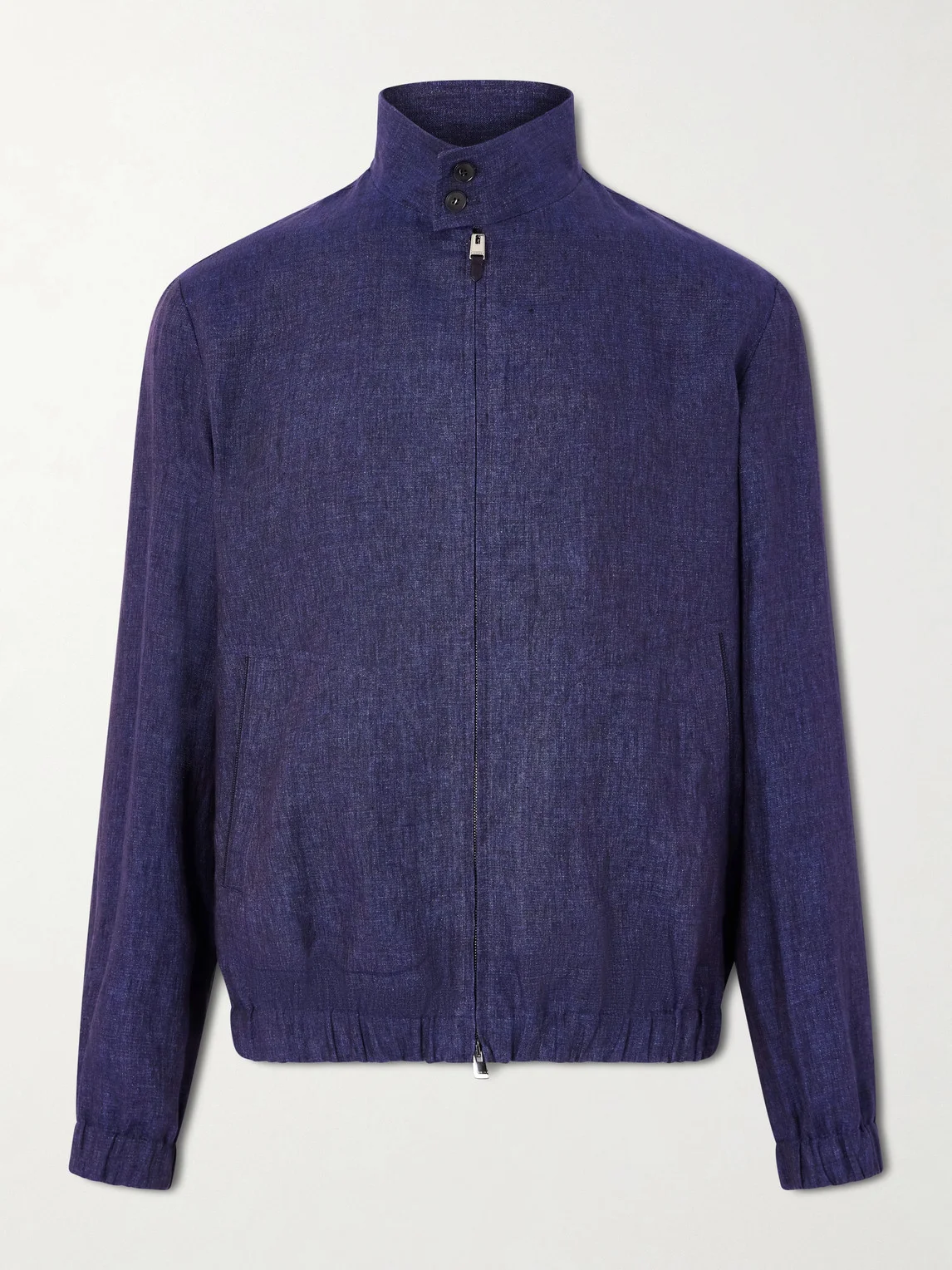Linen Bomber Jacket - 1