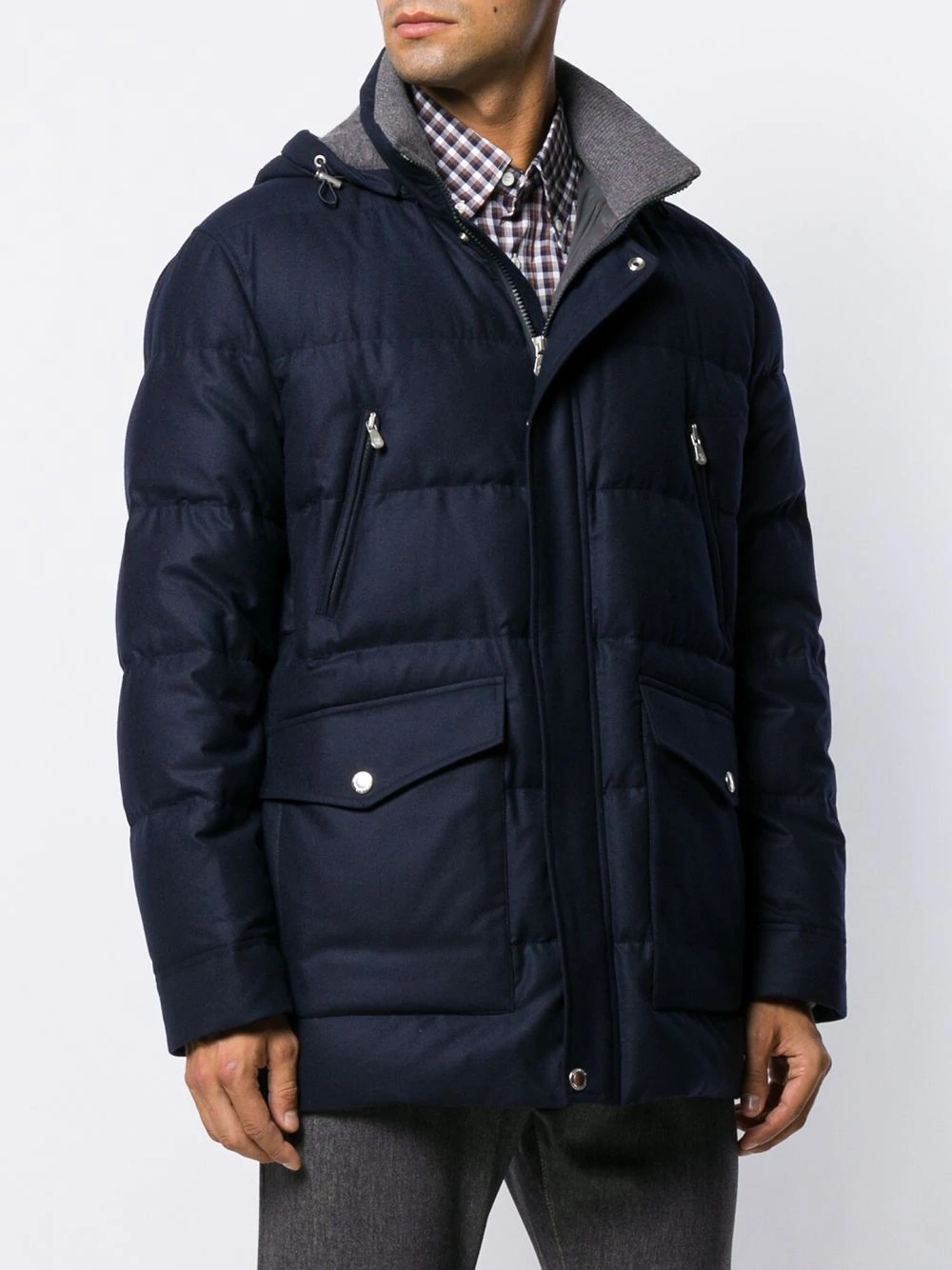 hooded padded jacket - 3