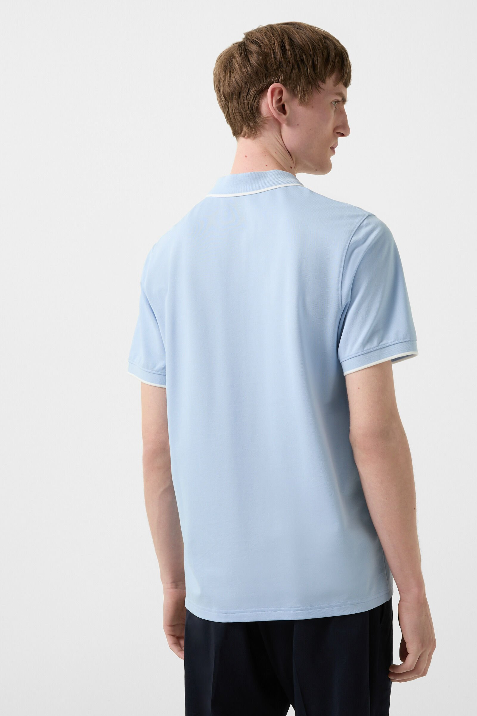 Timo polo shirt in Light blue - 3