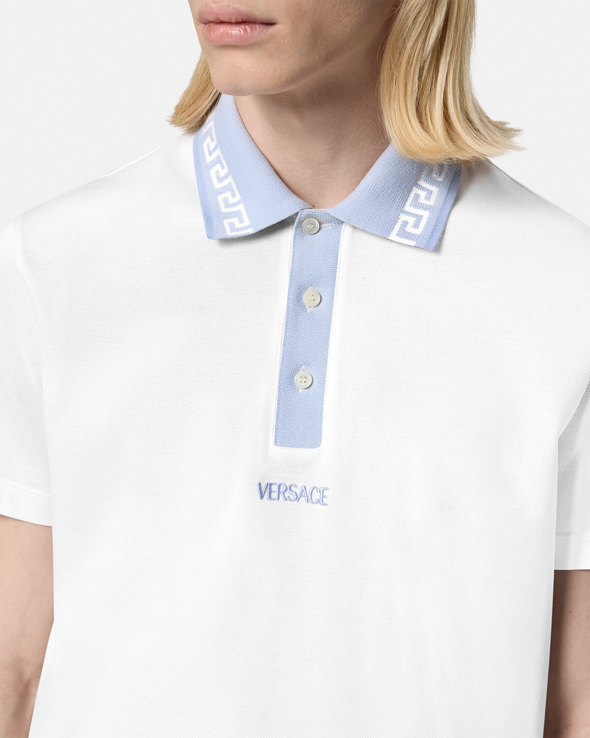 Greca Collar Polo Shirt - 3