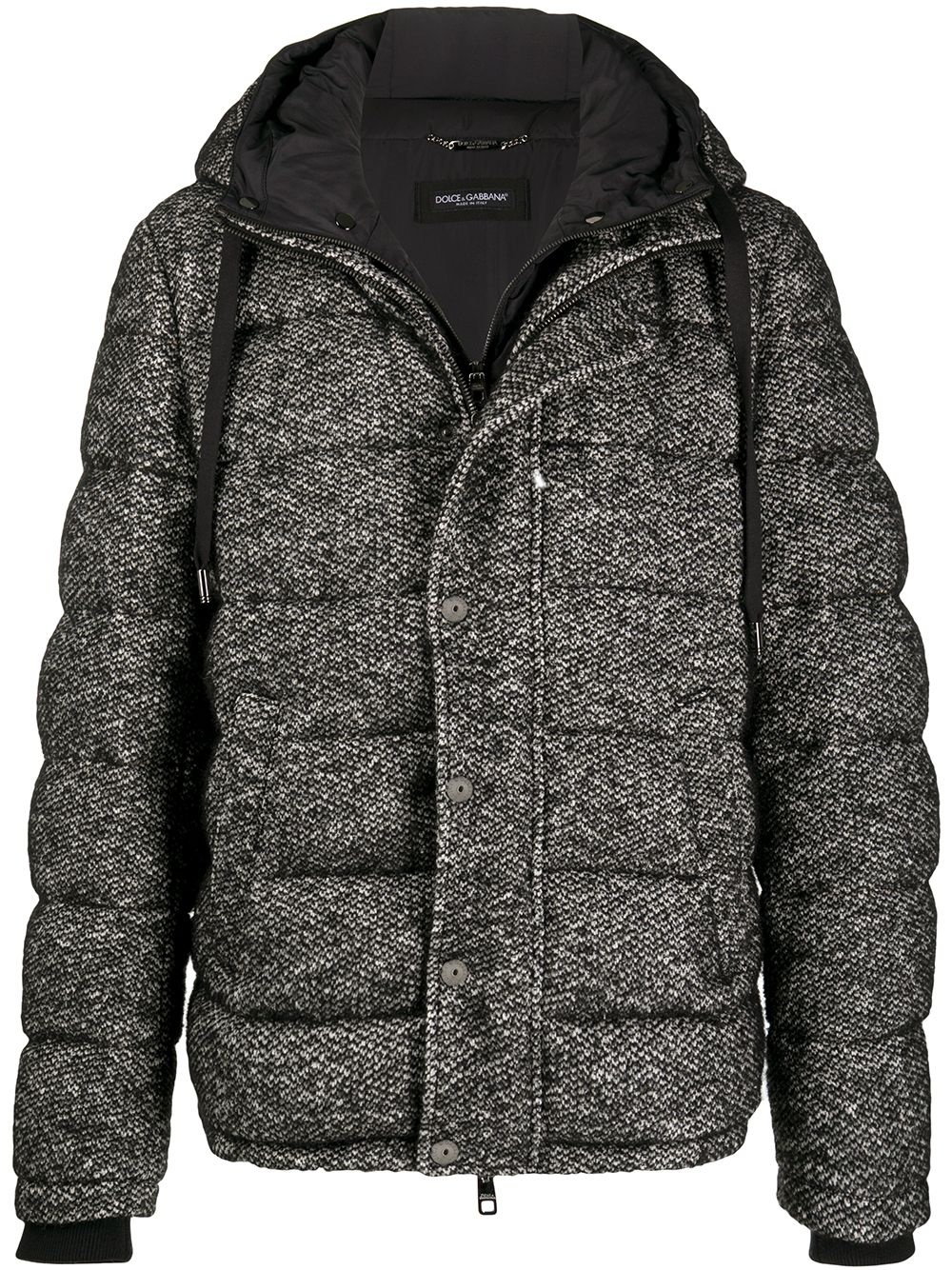 hooded padded jacket - 1