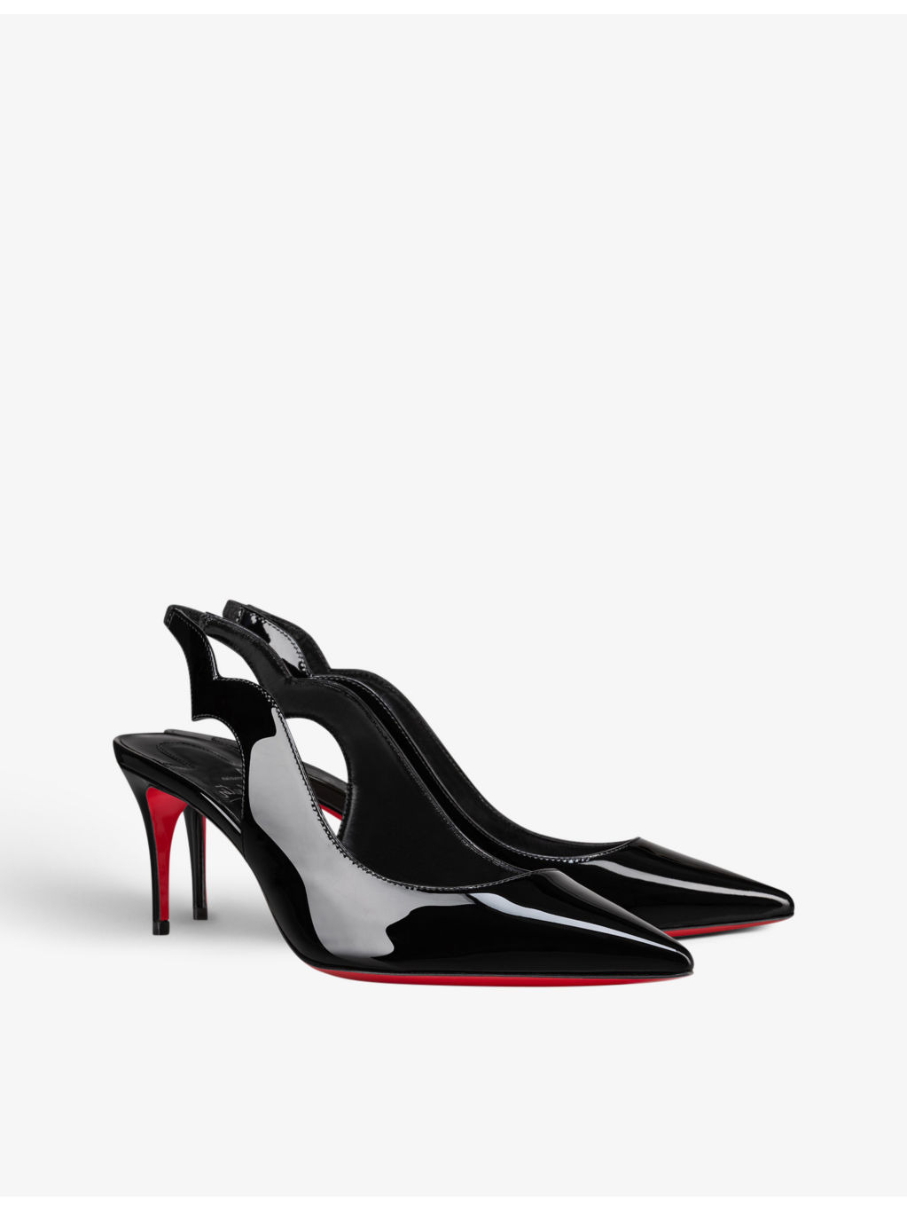 Hot Chick 70 patent-leather slingback sandals - 3