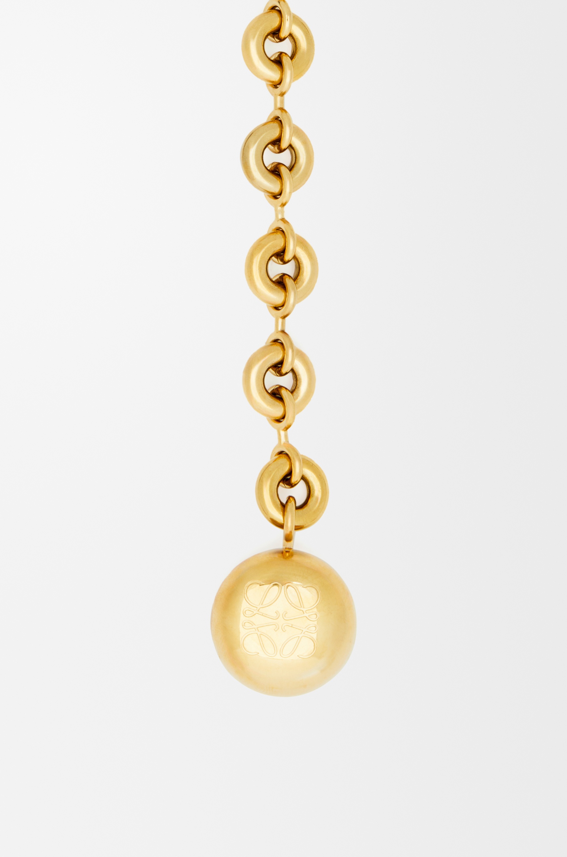 Donut chain belt in brass - 3