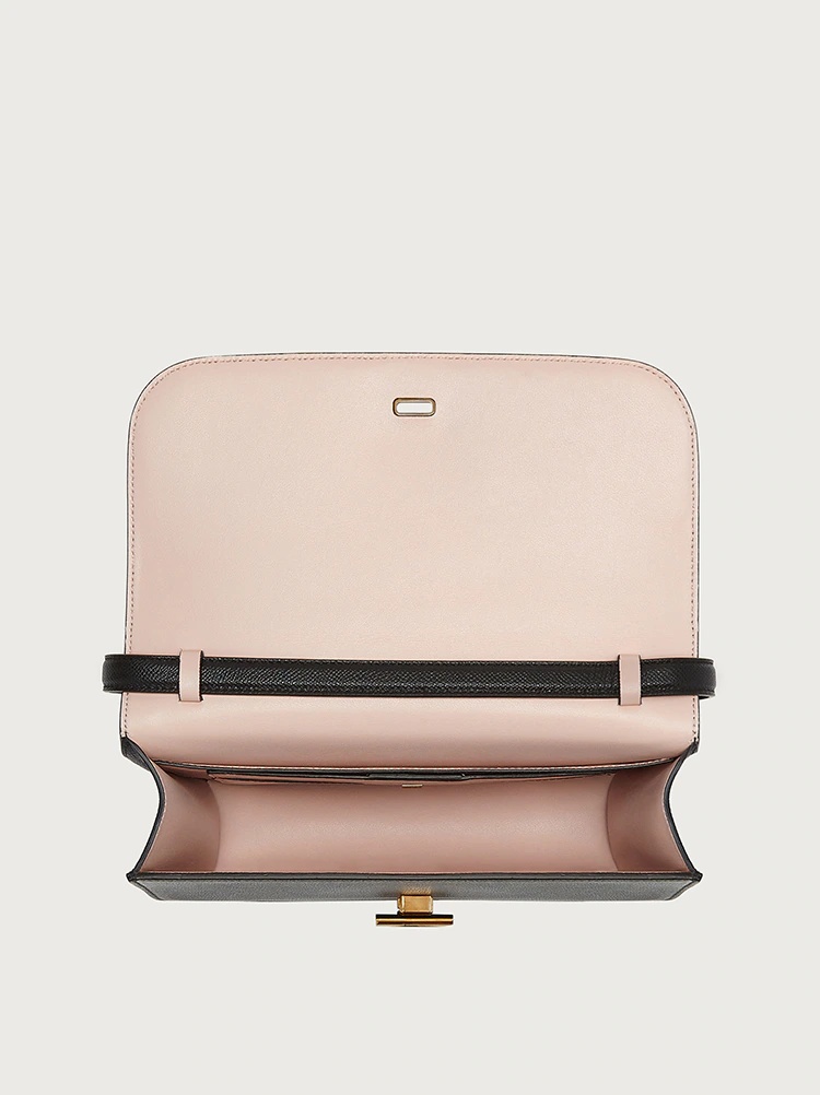GANCINI ROUNDED FLAP BAG - 3