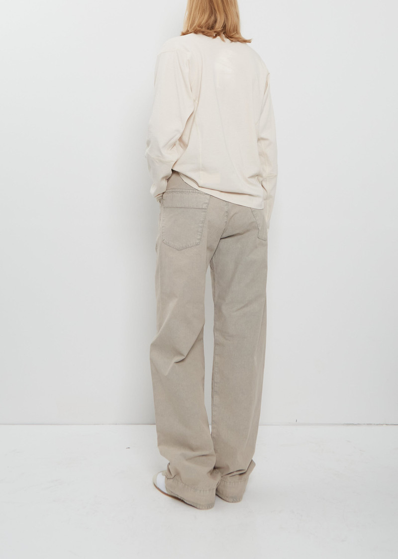6397 Coverstitch Long Sleeve Cotton T-Shirt outlook