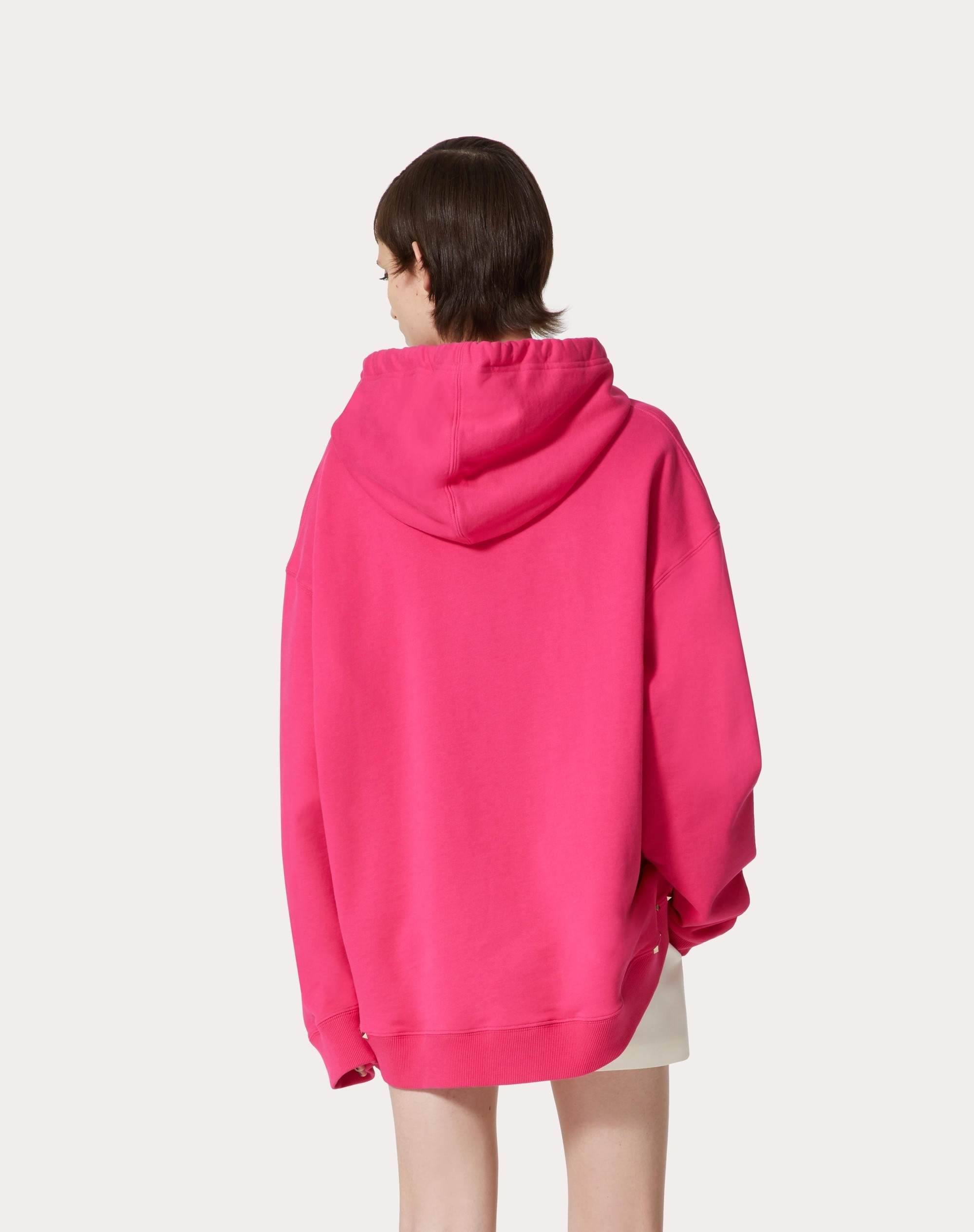VALENTINO GARAVANI ROCKSTUD PET CUSTOMISABLE UNISEX HOODED SWEATSHIRT - 6