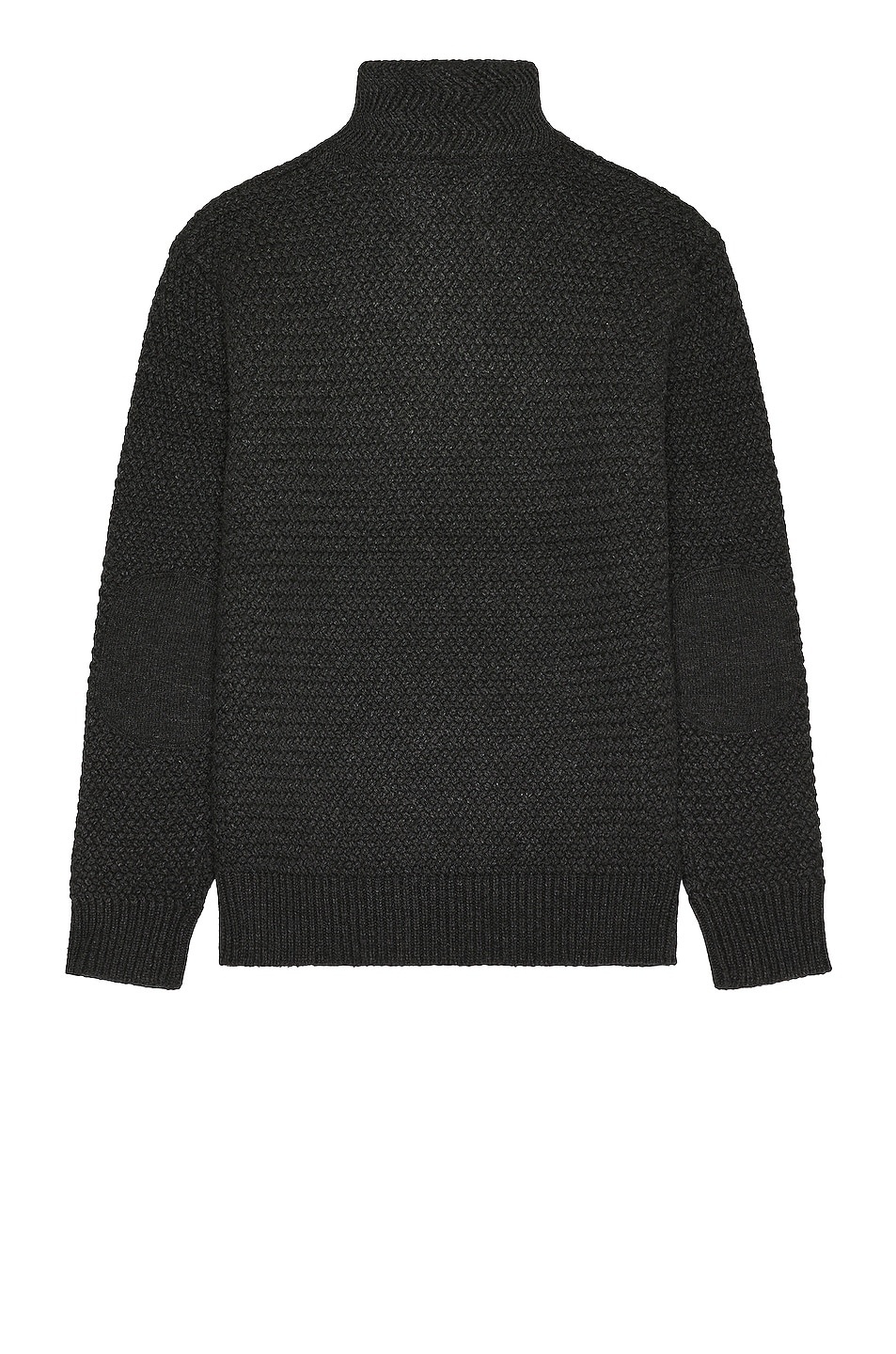 Mens Funnel Neck Military Sweater - 2