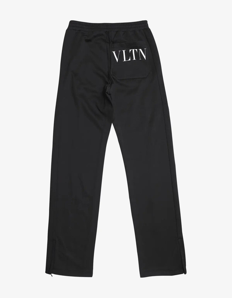 Valentino Valentino Black Nylon Blend VLTN Sweat Pants outlook