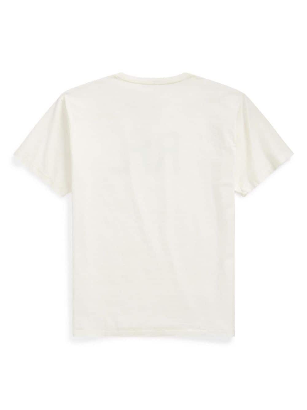 logo-print cotton T-shirt - 2