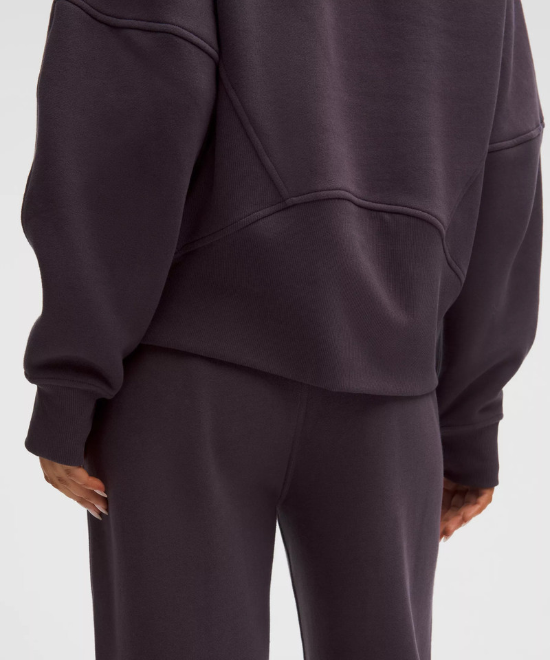 Scuba Oversized Hip-Length Pullover Hoodie *Jewelled 5