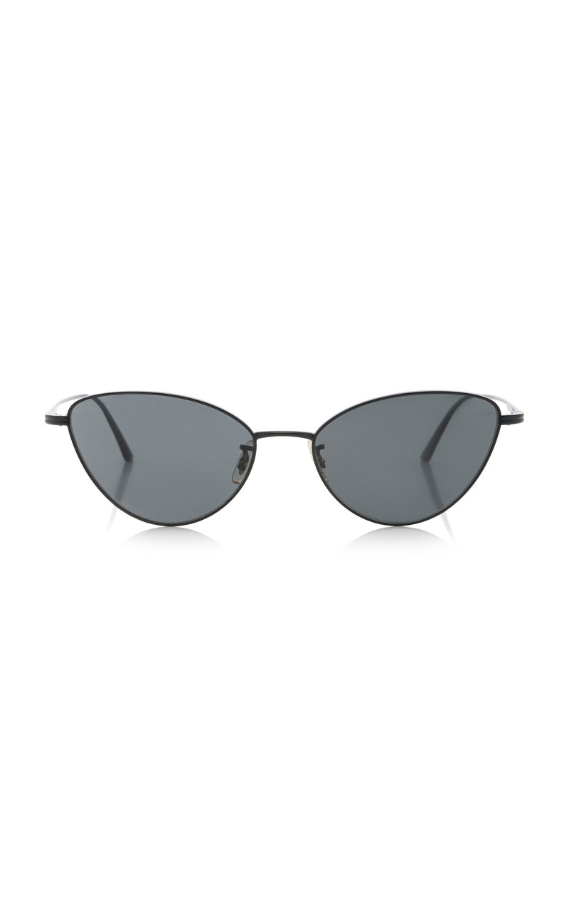 x Oliver Peoples 1998C Cat-Eye Metal Sunglasses black - 1