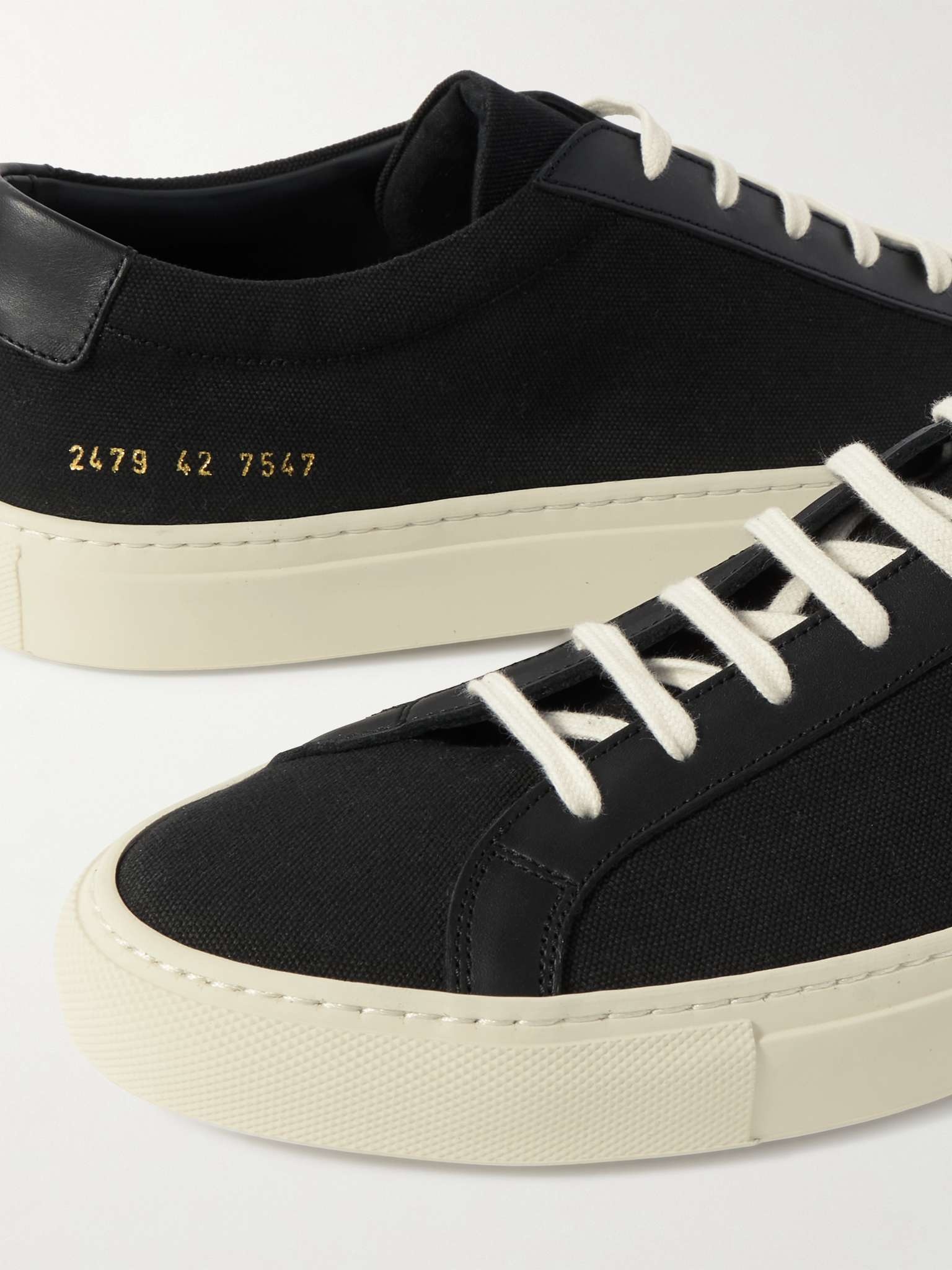 Original Achilles Leather-Trimmed Canvas Sneakers - 5