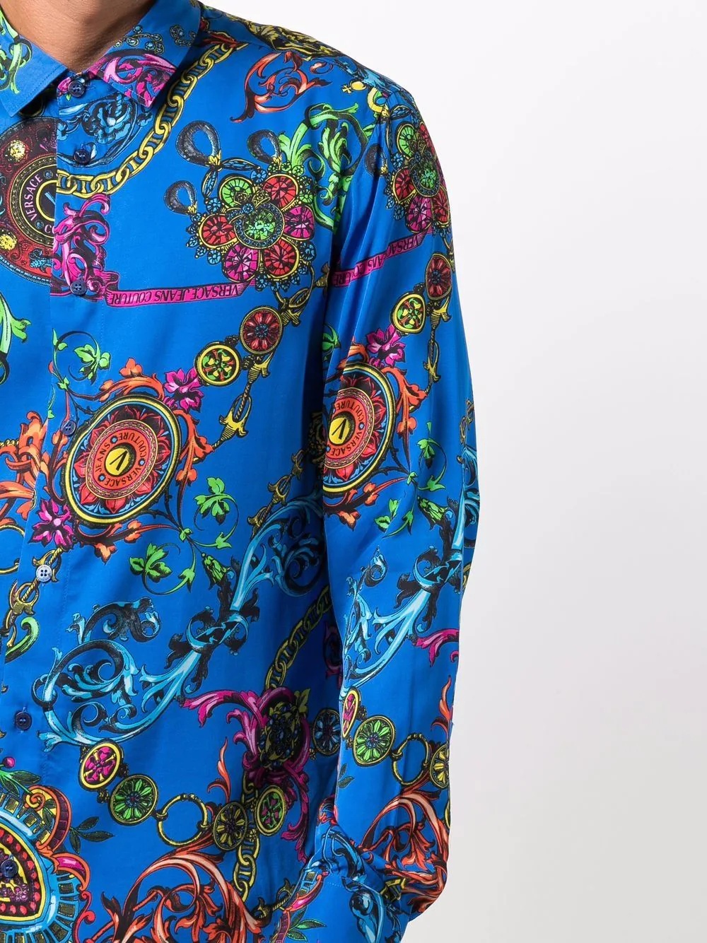 Regalia Baroque-print long-sleeve shirt - 5