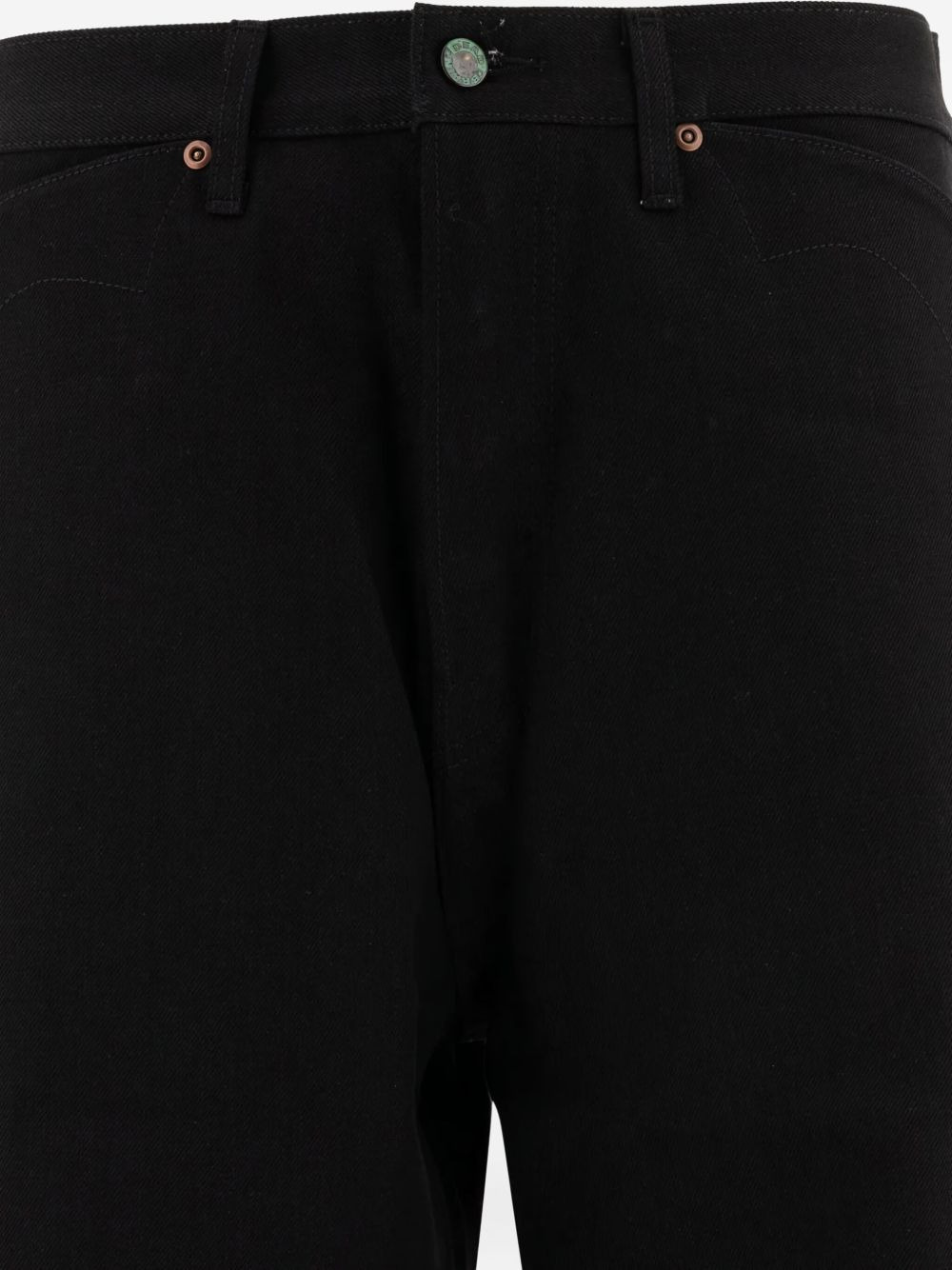 logo-patch cotton jeans - 2