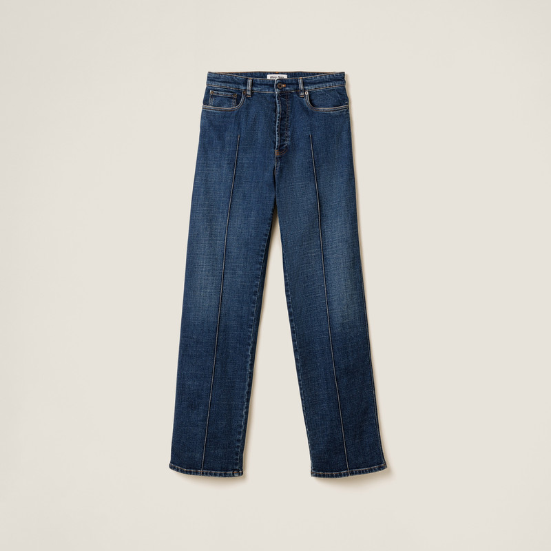 Stretch denim trousers 1