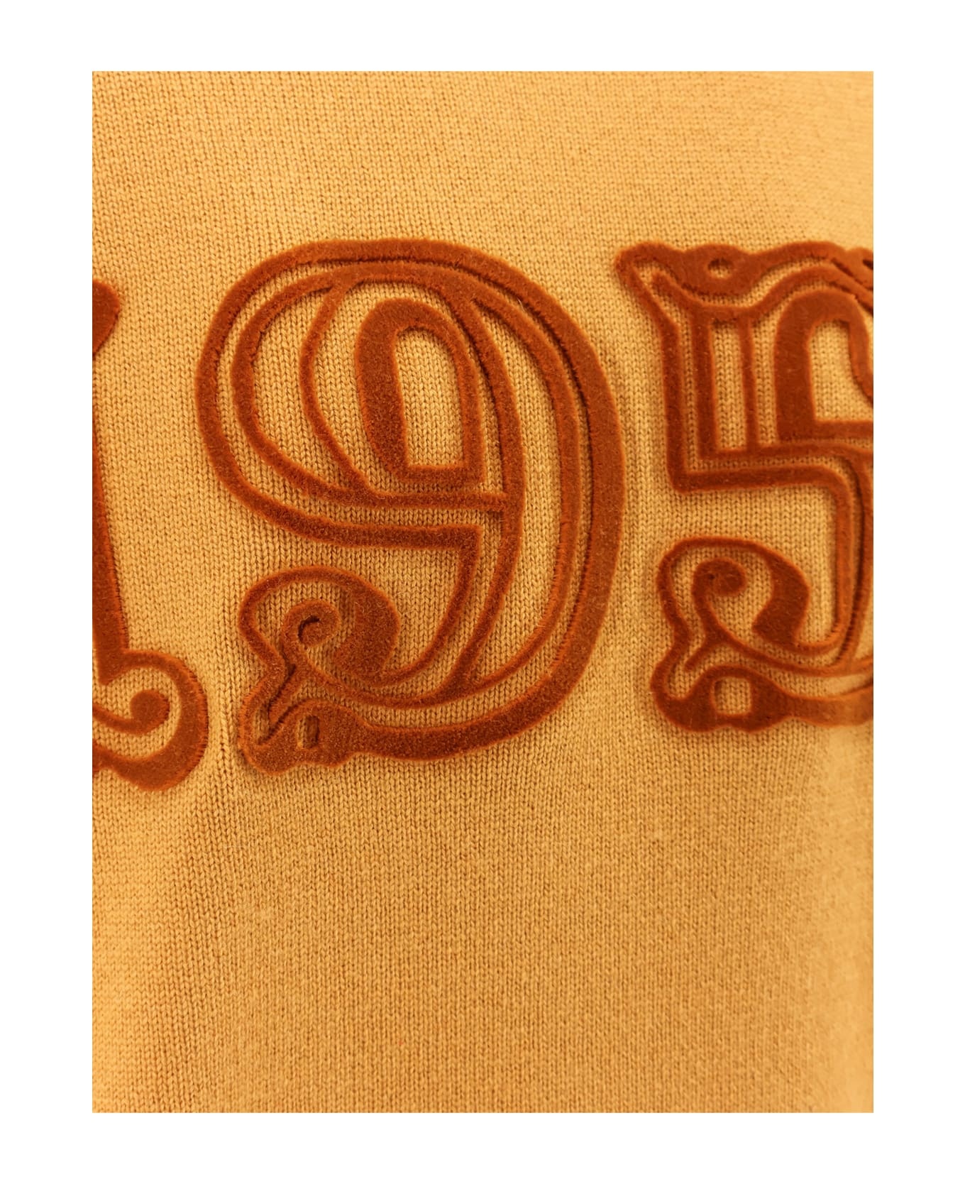 'fido' Brown Wool Blend T-shirt - 3