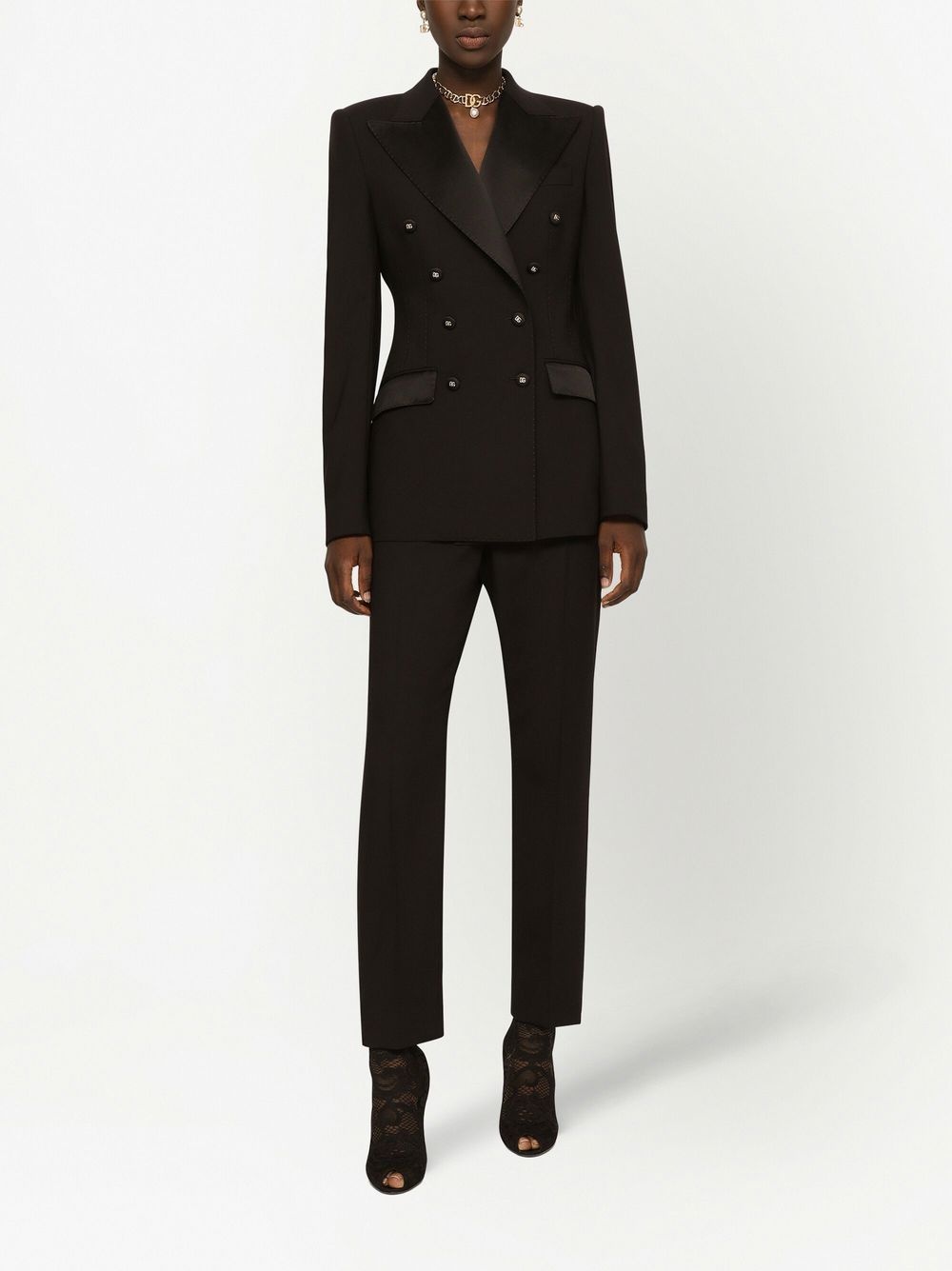 DG buttons tailored blazer - 3