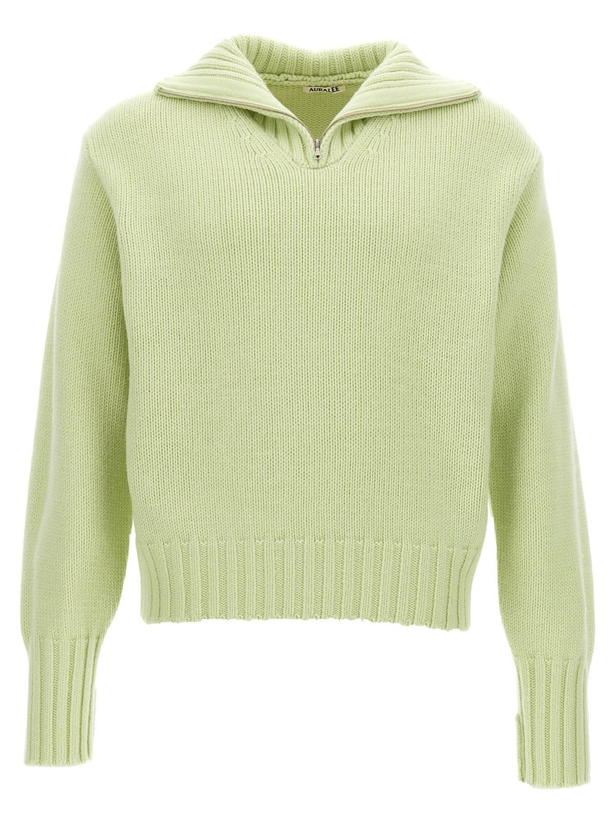 Auralee Half Zip Sweater - 1