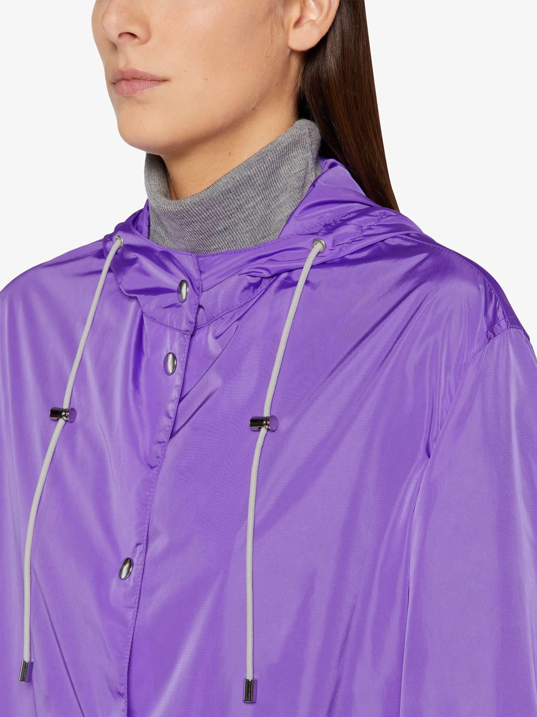 MAISIE PURPLE NYLON FIELD JACKET | LMJ-017 - 5