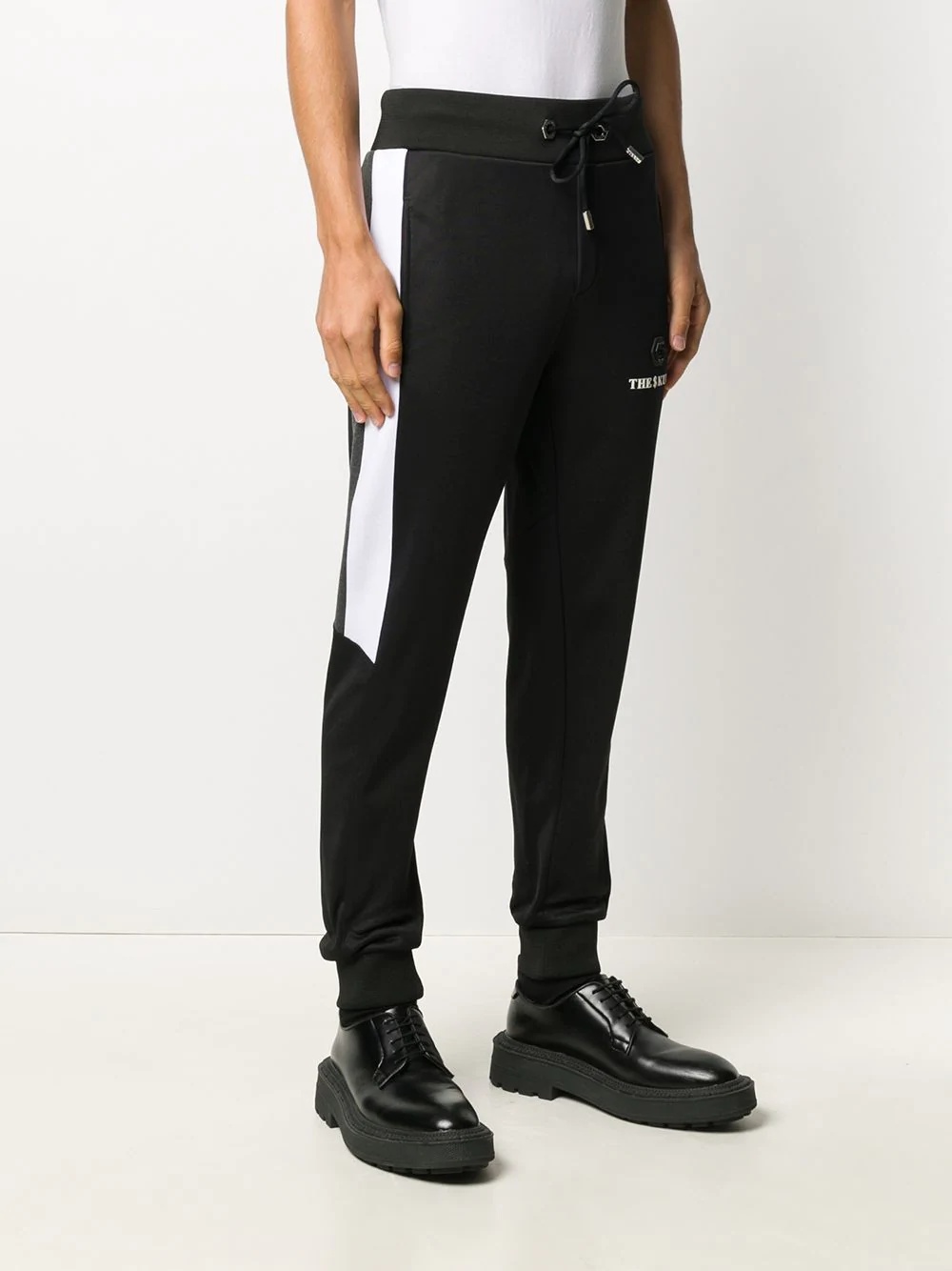 contrasting-coloured insert jogging trousers - 3