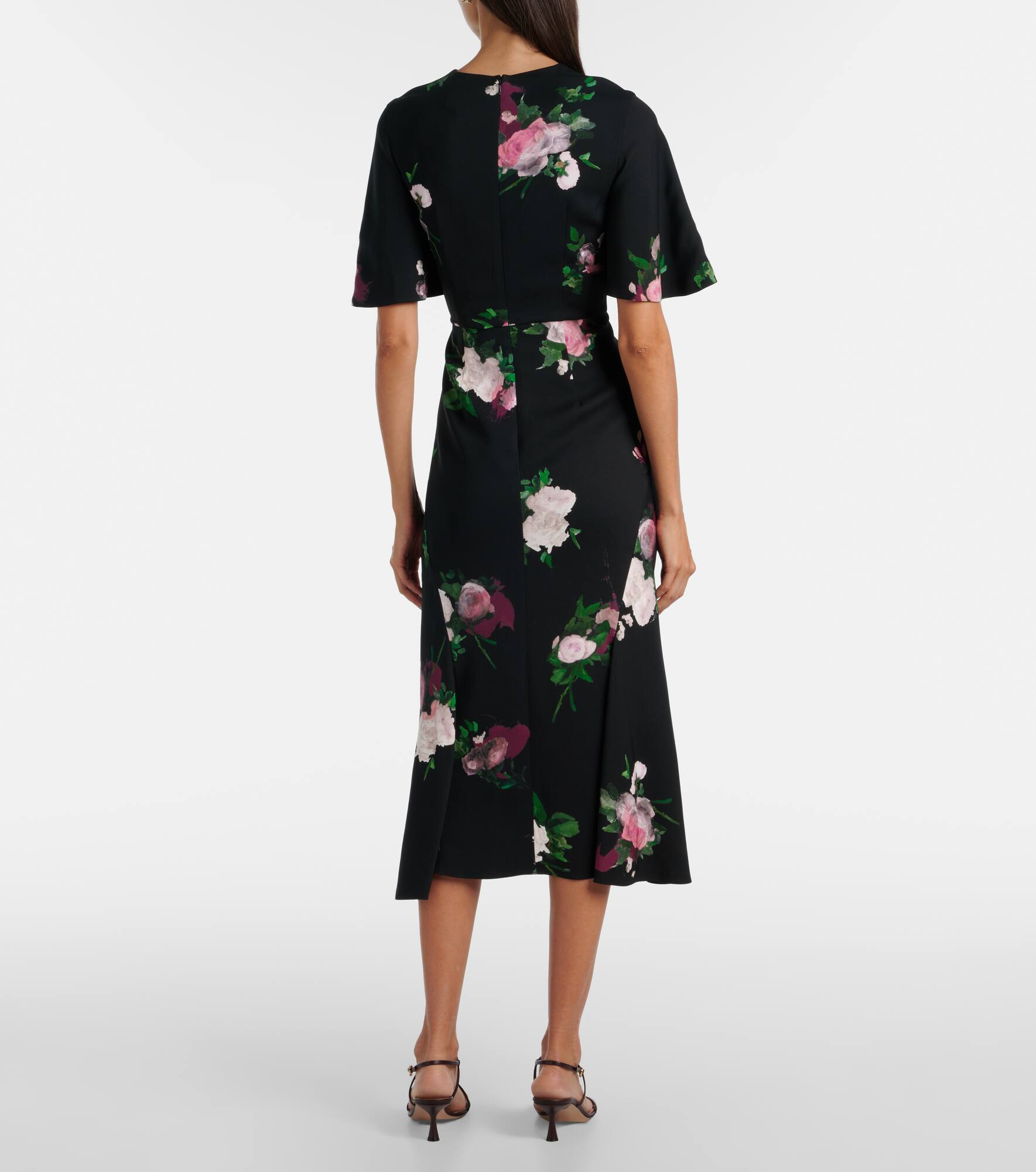 Floral midi dress - 3