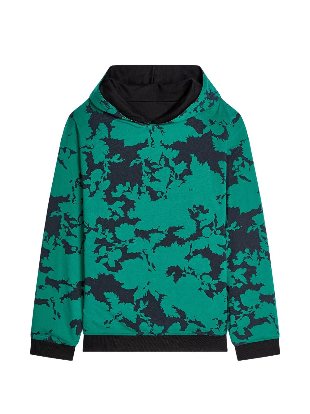 floral-print hoodie - 1