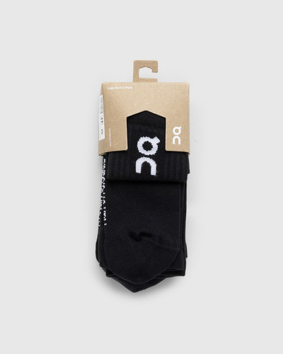 On On – 3-Pack Logo Socks Black outlook