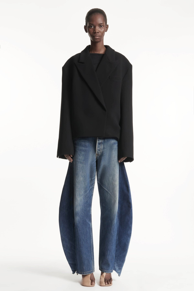 OVERSIZED TUXEDO JACKET BLACK 5