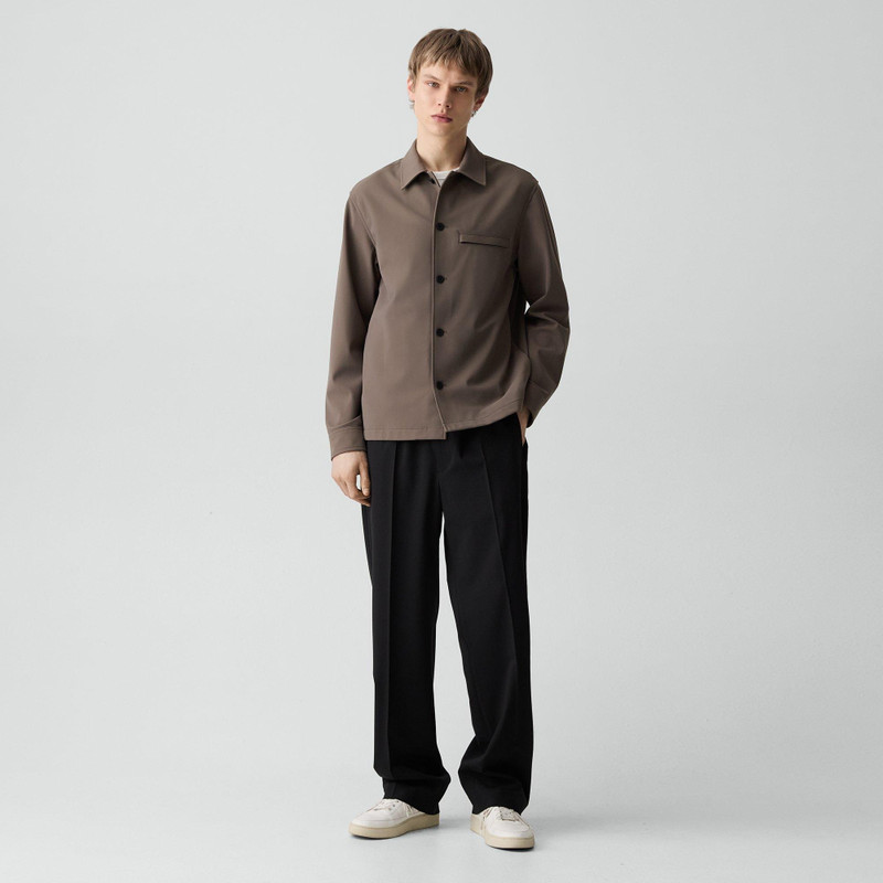 Theory Overshirt in Precision Ponte outlook