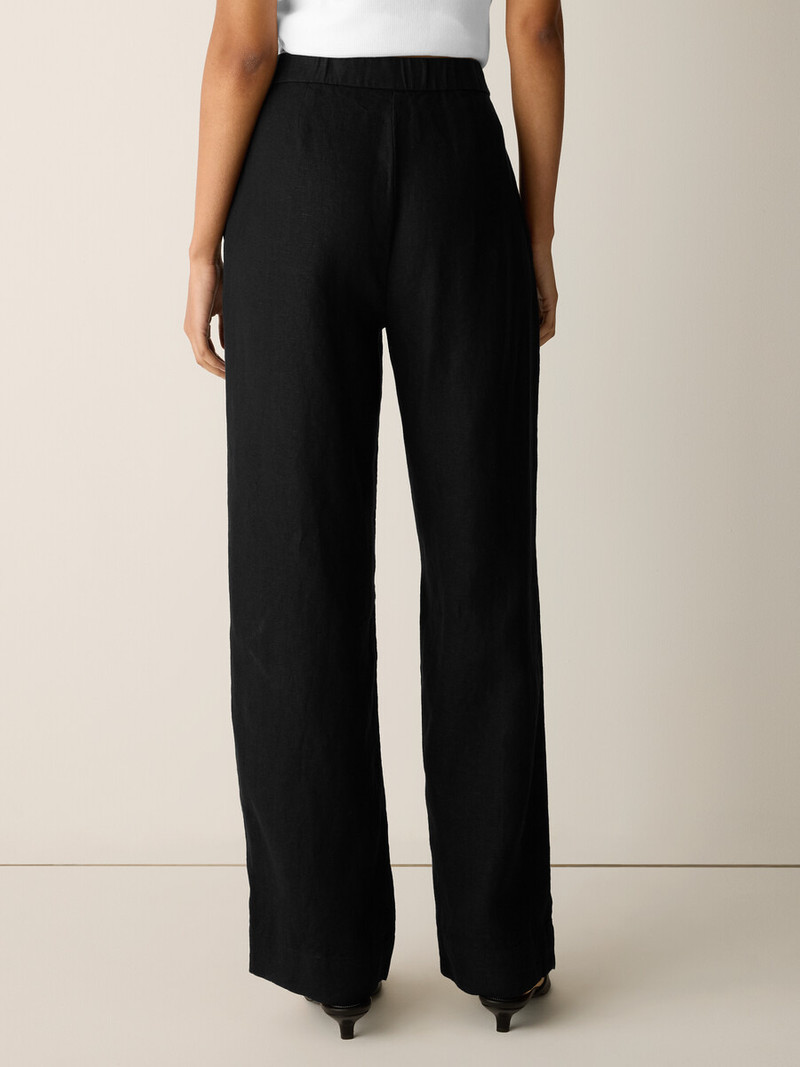 Heavy Organic Linen Full-Length Straight Pant 4
