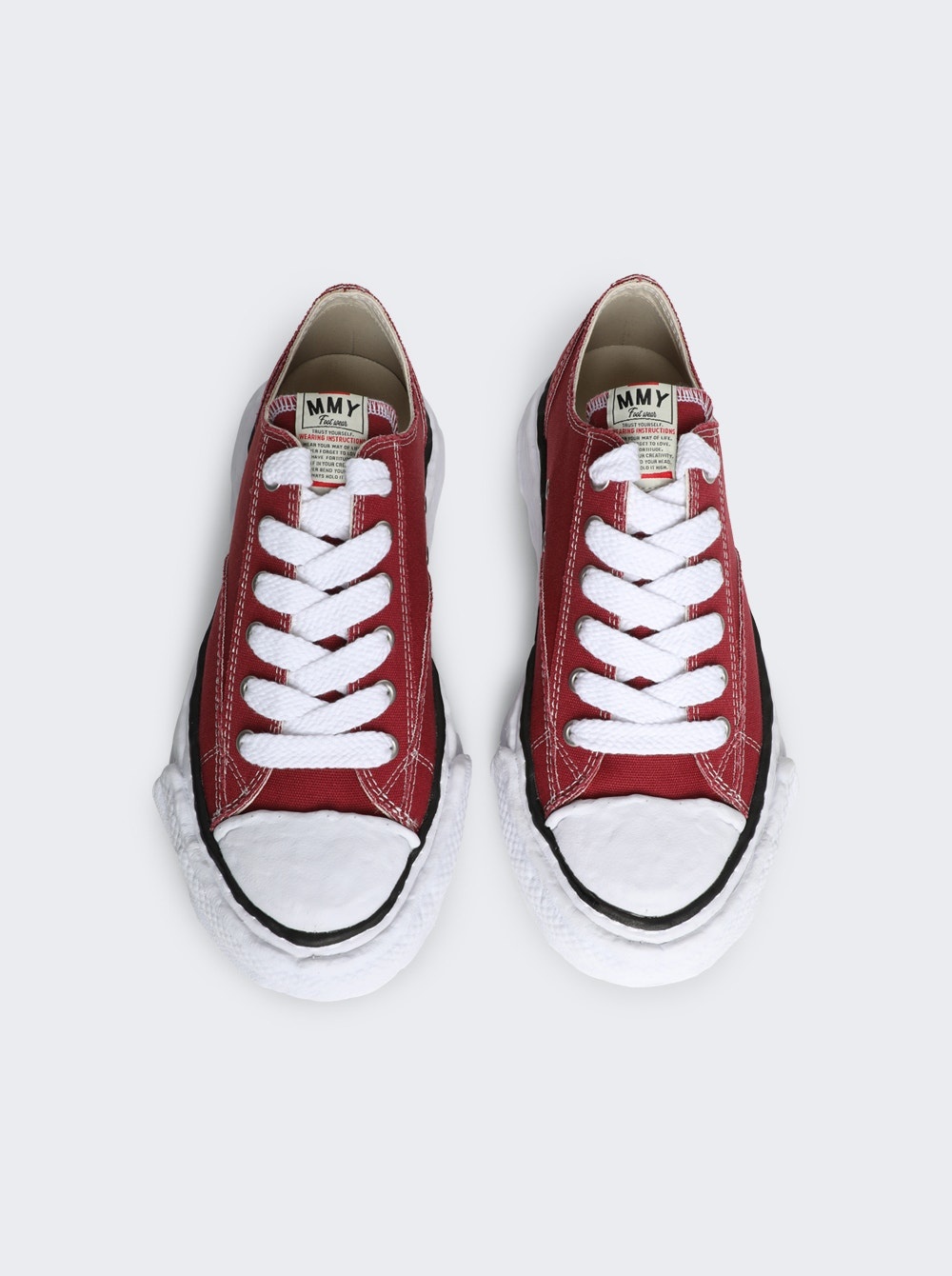 Peterson 23 Low-Top Canvas Sneakers Bordeaux - 4