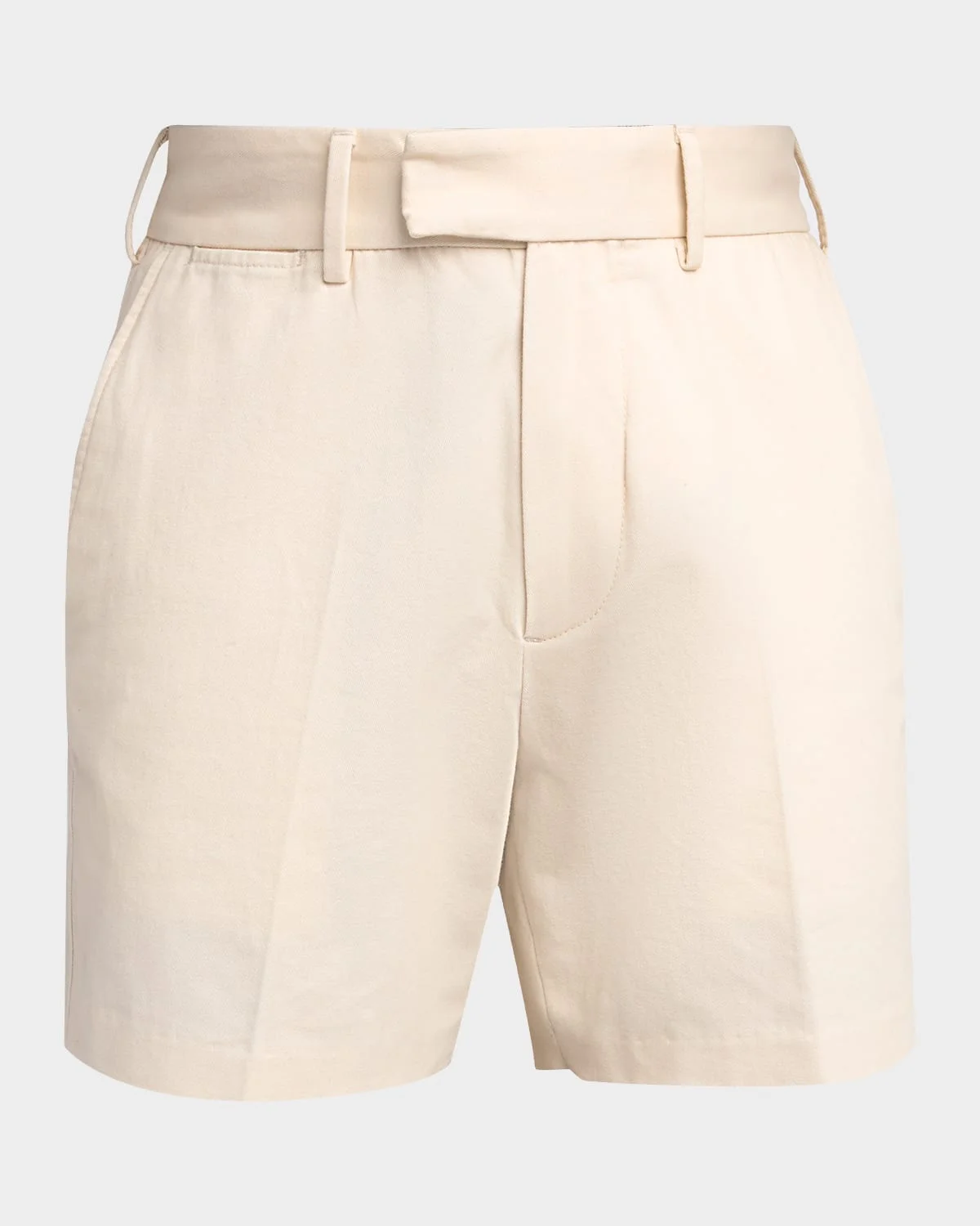 Men & apos;s Brushed Cotton Flat-Front Shorts - 1