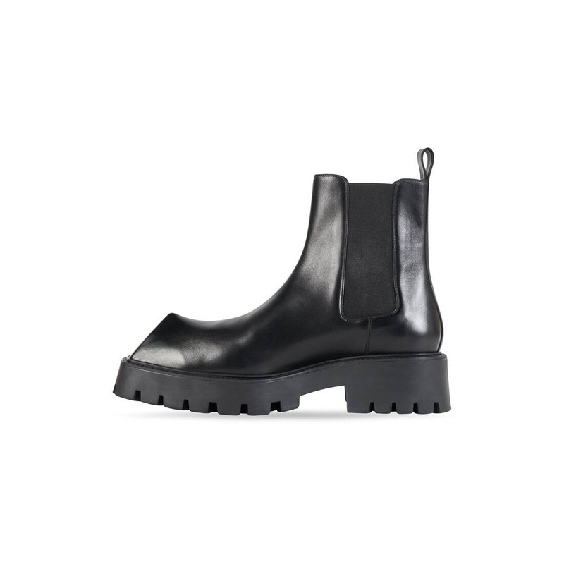 BALENCIAGA Men's Rhino 20mm Boot in Black outlook