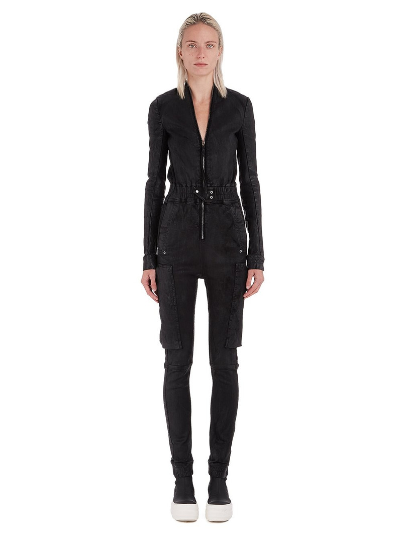 zipped elasticated waist jumpsuit 1
