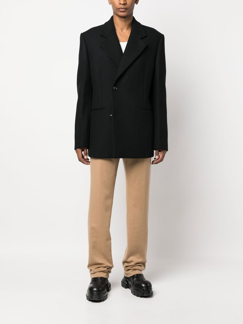 Off-White slim-cut tailored cashmere trousers outlook