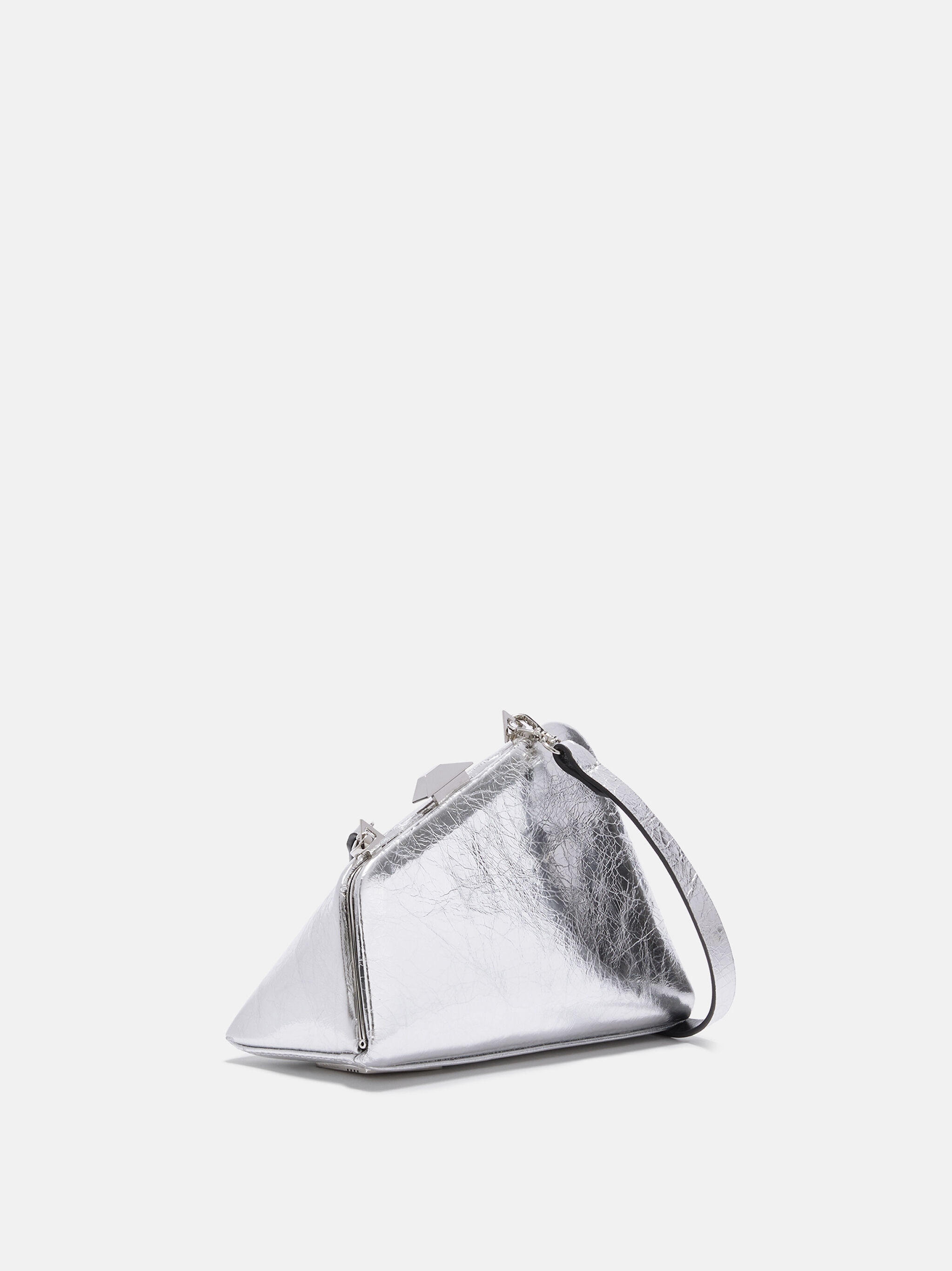 ''MIDNIGHT'' SILVER MINI CLUTCH - 3
