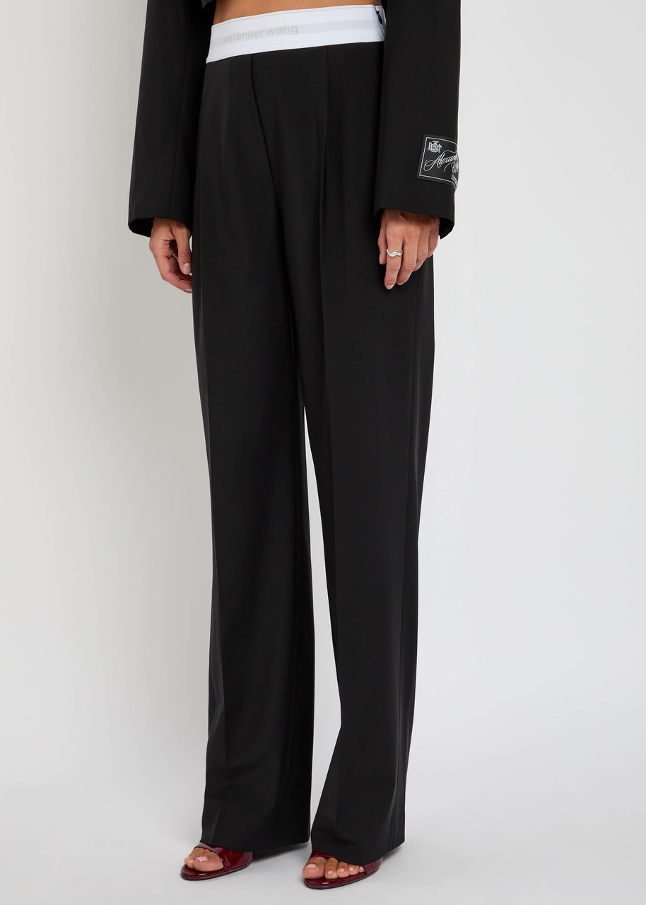 Alexander Wang Straight-leg Wool-blend Trousers - 2
