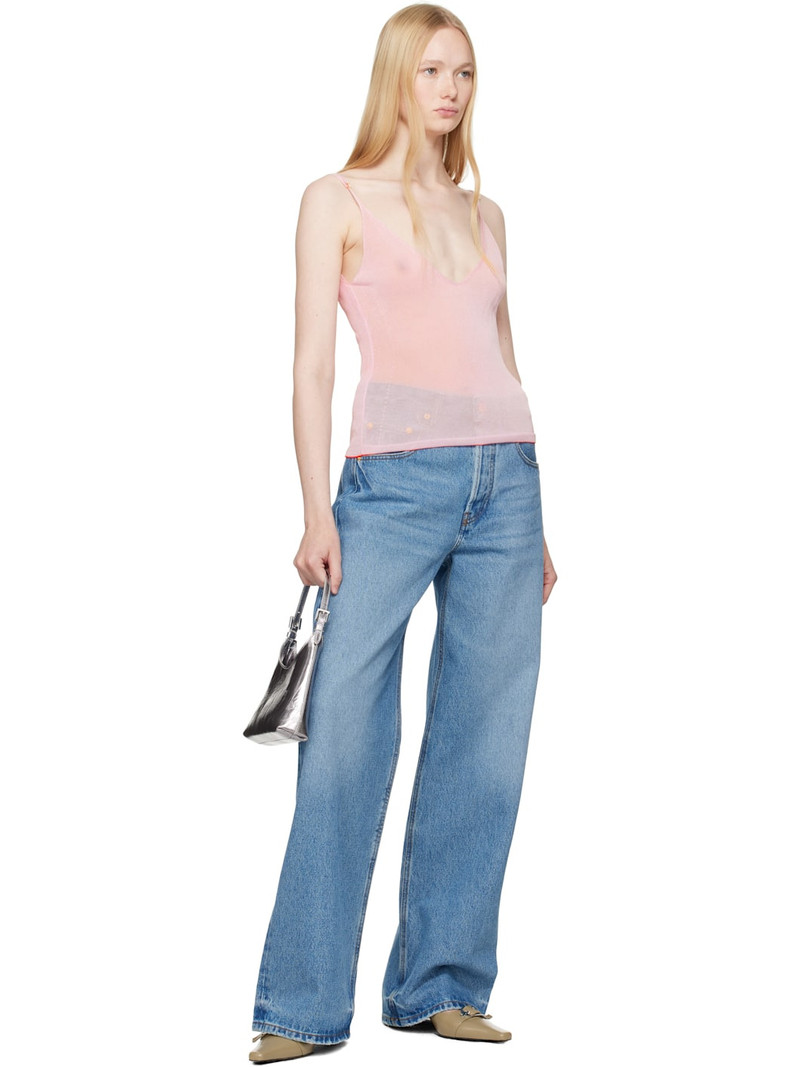 BY FAR Taupe Evelyn Glossed Nappa Leather Heels outlook