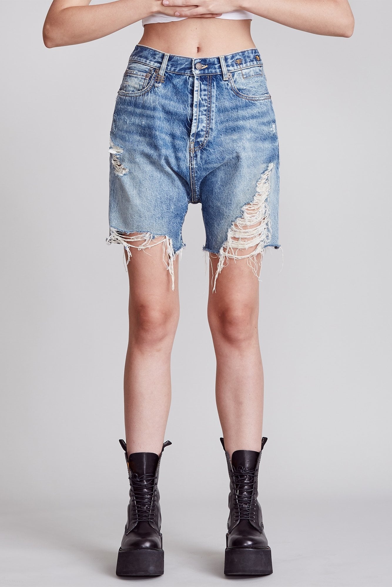 Marky Drop Short - Bain | R13 Denim - 3