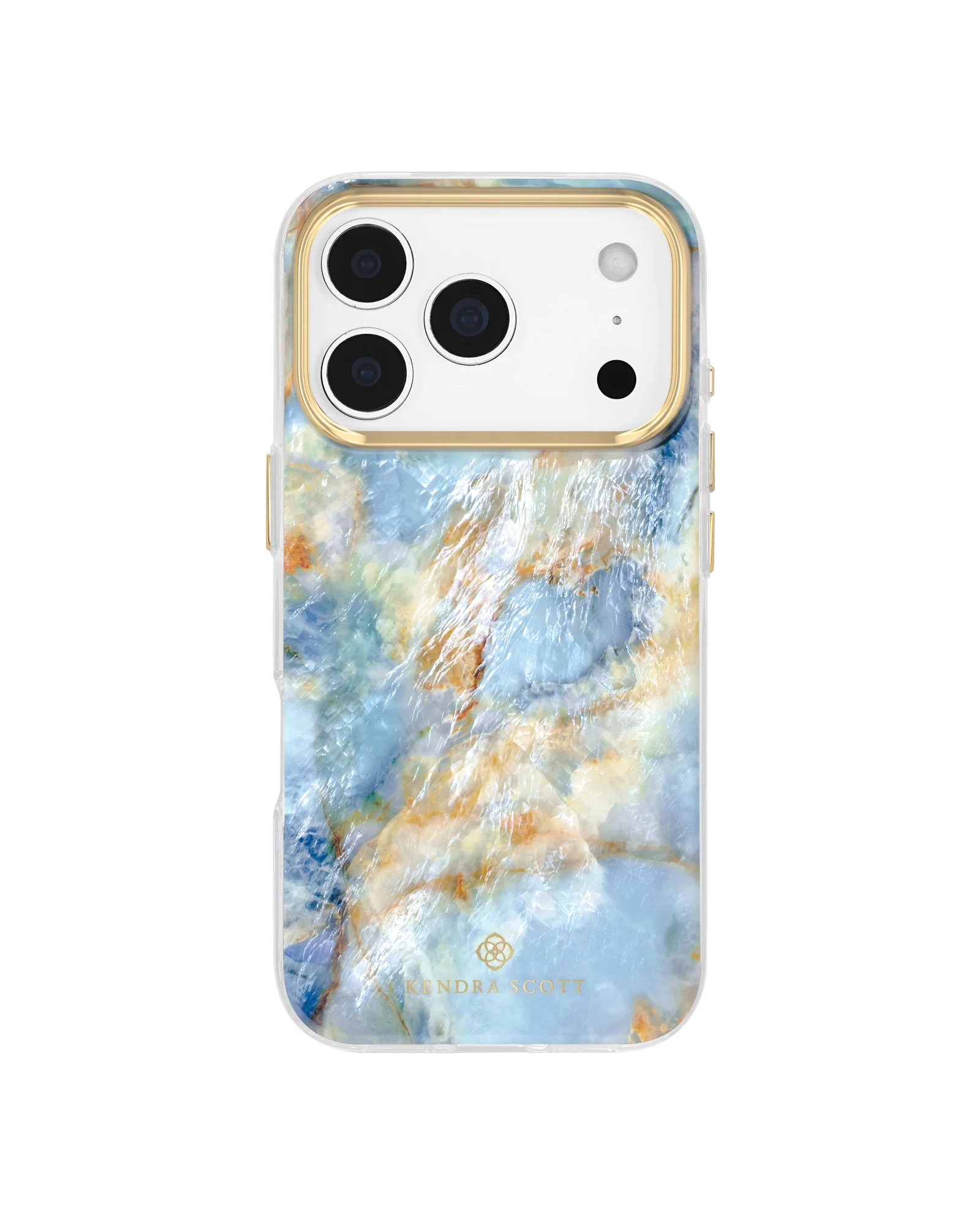 MagSafe® iPhone 18 Pro Max Faux Blue Agate Phone Case - 1