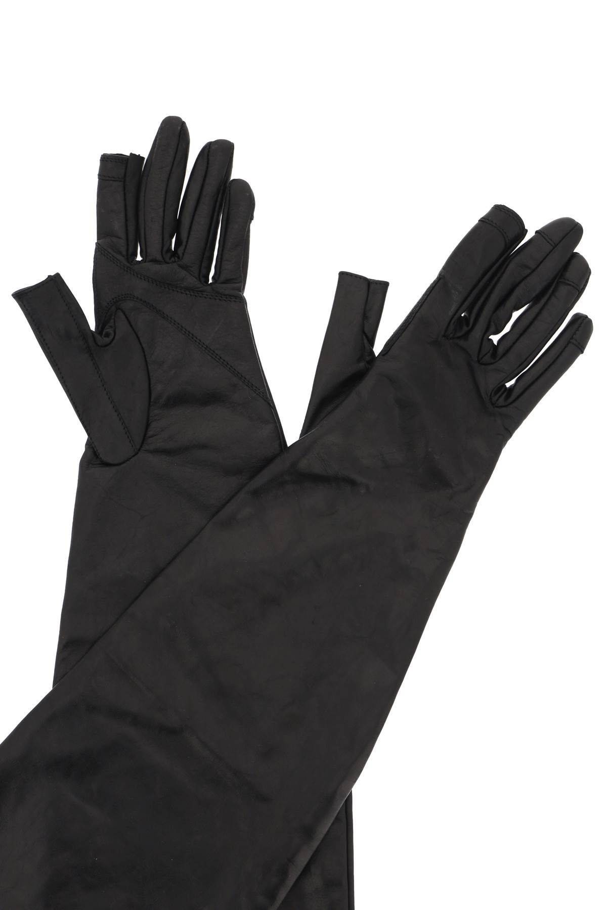 LONG LEATHER GLOVES - 3