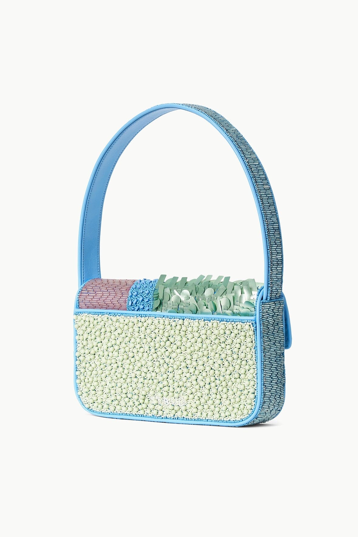 STAUD TOMMY BAG PATCHWORK SHERBET - 3