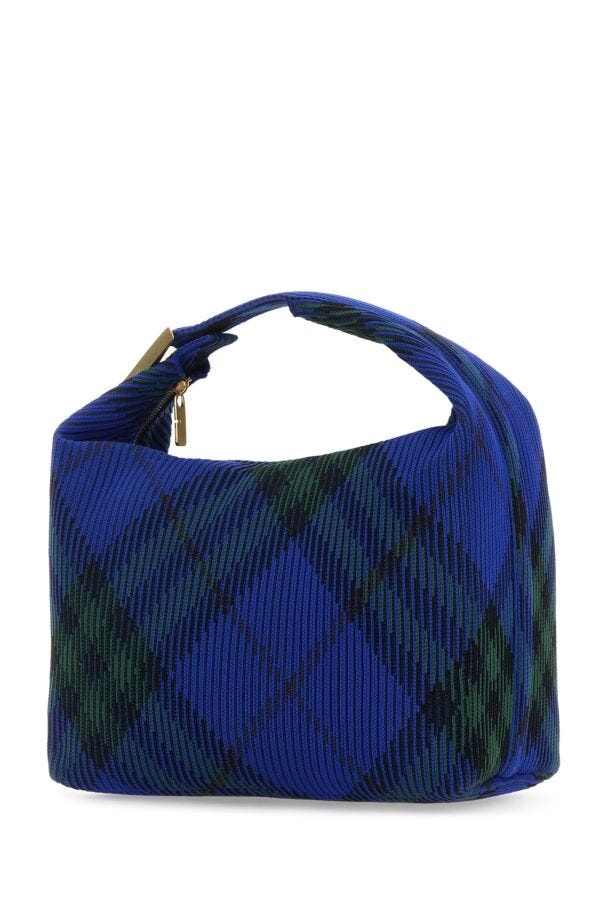 ハンドバッグ BURBERRY EMBROIDERED NYLON MEDIUM PEG HANDBAG BURBERRY EMBROIDERED NYLON MEDIUM PEG HANDBAG