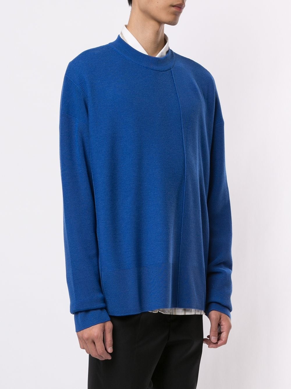 Unbalanced long sleeve jumper - 3