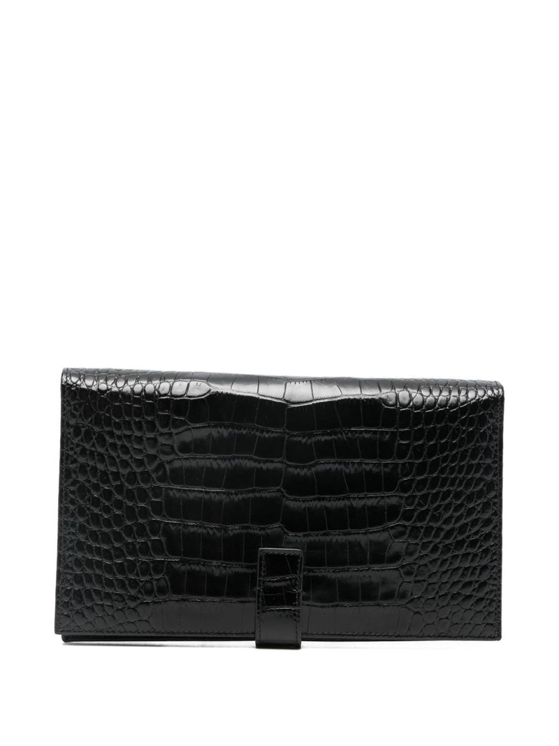 TOM FORD croc-effect wallet outlook