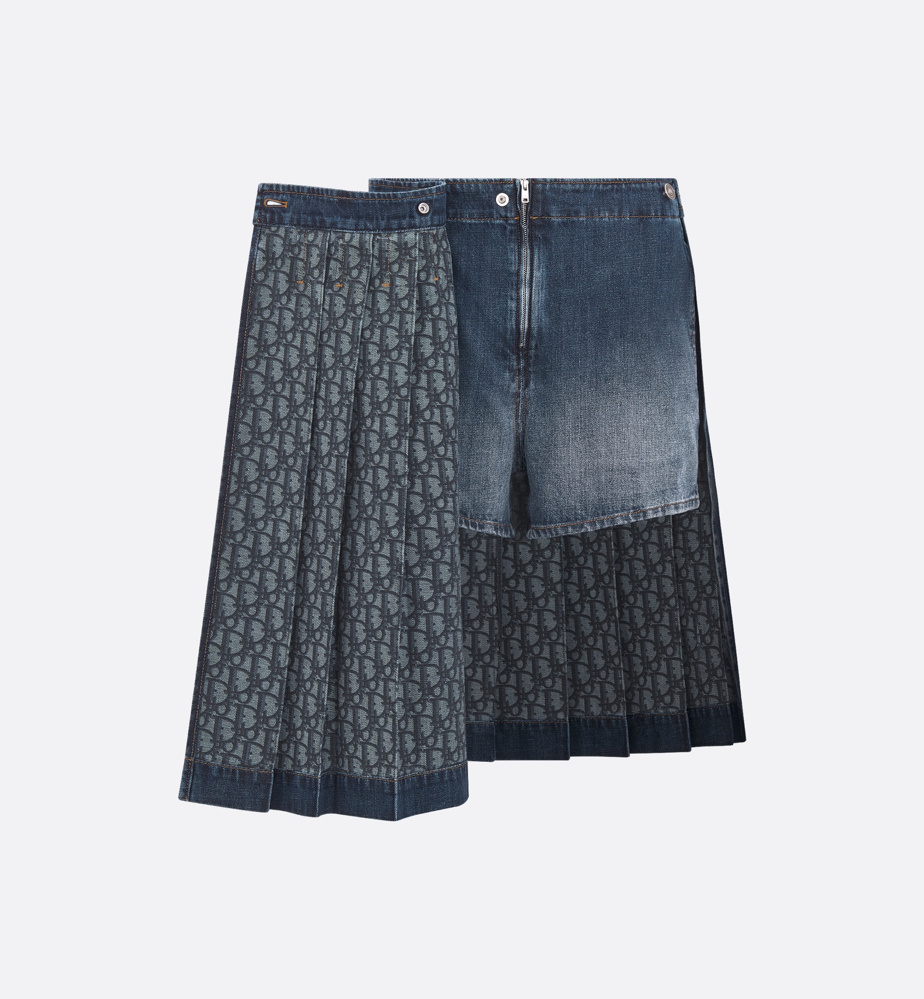 Wrap Skirt with Integrated Shorts - 2